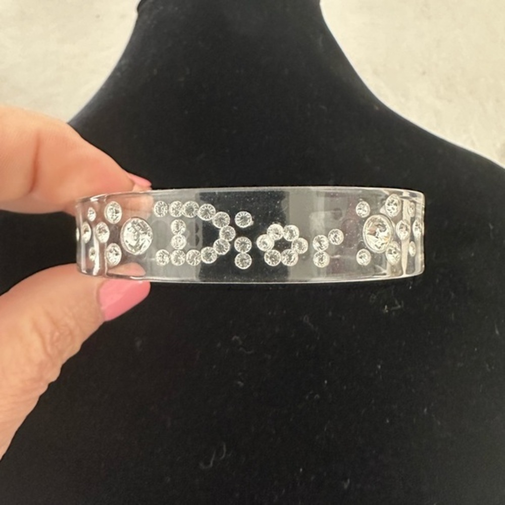Vintage Christian Dior Lucite Bracelet